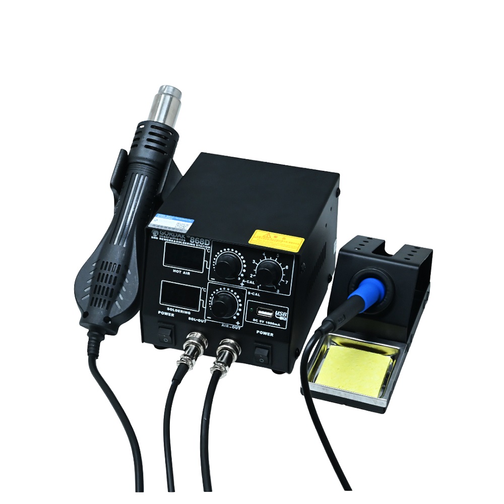 GORDAK 868D+ Intelligent Two-in-One Soldering and Rework Station-image-13