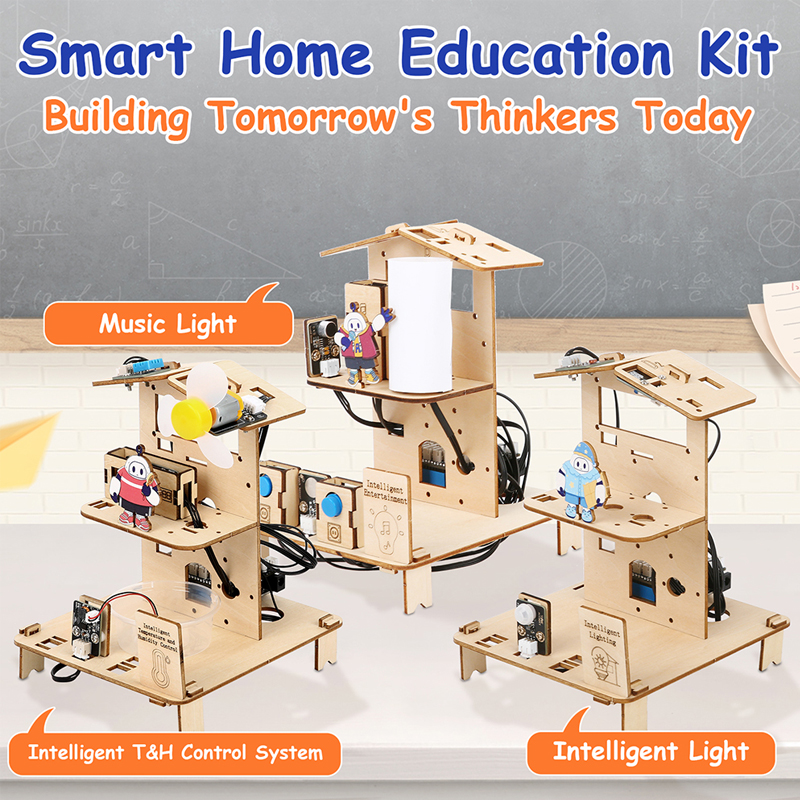 ACEBOTT Easy-Plug Smart Home Education Kit - Level 1 - Education Solution Series3 in 1 Projects-picture-16