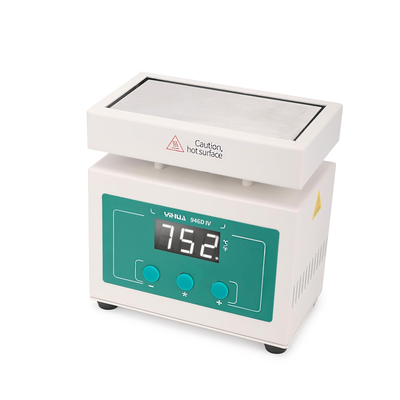 YIHUA 946D-IV Mini Soldering Hot Plate 400°C Adjustable Temp & °C/°F Conversion-picture-26