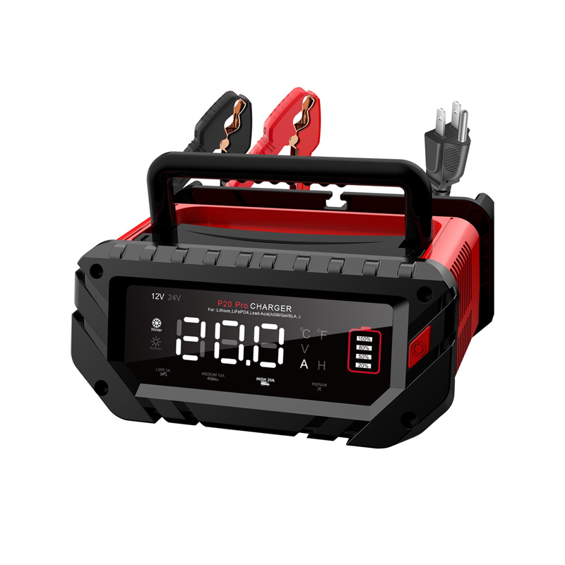 HTRC P20 Pro 12V/24V 20A Lithium,LiFePO4,Lead Acid, Fully-Automatic Smart Car Battery Charger-image-35