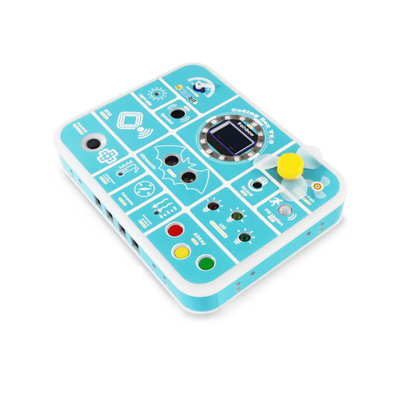 Kidsbits STEM ESP32 Coding Box V2.0 IOT Starter Kit Support KidsBlock/MicroPython Programming-image-2