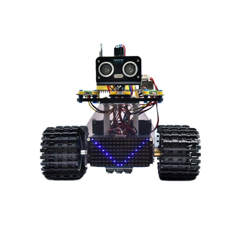 Keyestudio Mini Caterpillar Tank Robot V3.0 For Arduino Kit Robot Car DIY Programmable STEM Toys-picture-10