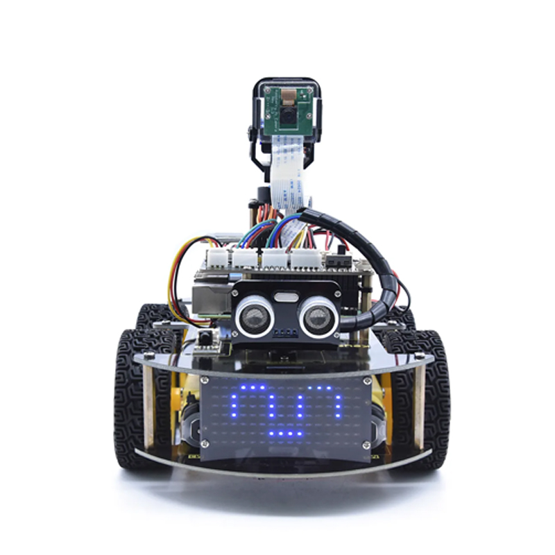 Keyestudio Raspberry Pi Smart Car Robot Kit+5 Megapixels Camera Module Python Programming For Raspberry Pi 4B(No Raspberry Pi Board )-picture-20