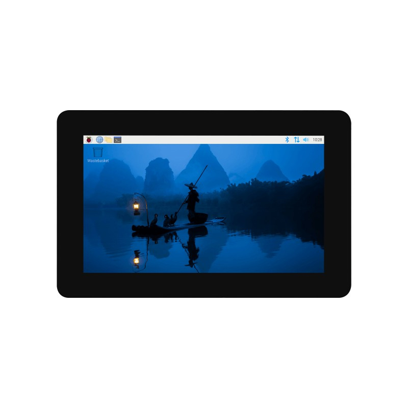 Waveshare 5inch 720 × 1280 IPS DSI Capacitive Touch Display with 5-Point Touch, Aluminum Alloy Case and Optical Bonding Toughened Glass Panel-image-3