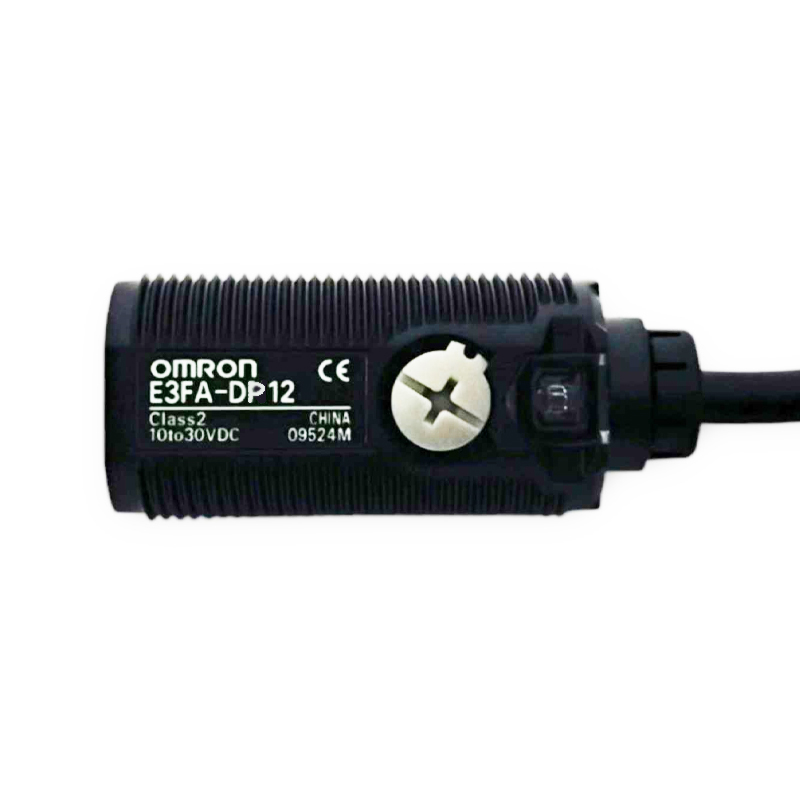 OMRON E3FA-DP12 2M, Photoelectric Sensor, Diffuse Reflective, PNP Output, 10~30 VDC, M18 IP67/IP69K, 2 m Cable, Sensing Distance: 300 mm-image-2