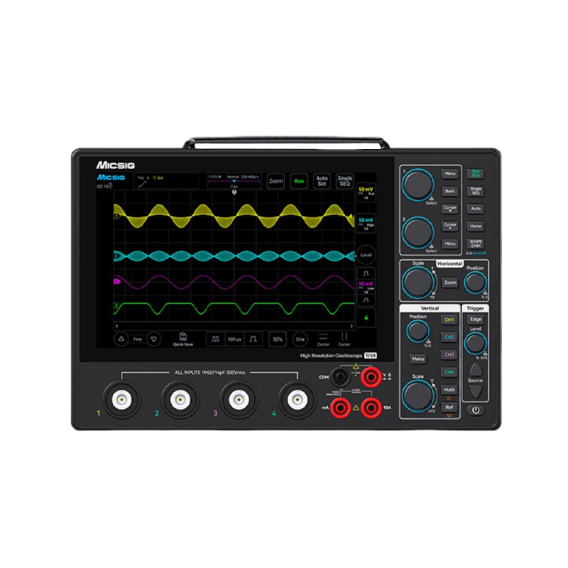 MICSIG MHO14-200 GEN 6 High Resolution Tablet Oscilloscope 200MHz, 4CH, 12 Bit-image-12