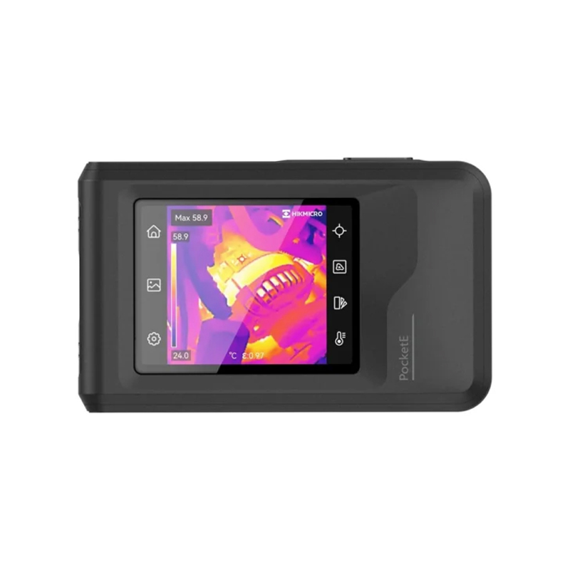 HIKMICRO Pocket-E Pocket-size Compact Thermal Imaging Camera with Visual Camera, 96 x 96 IR Resolution/9,216 Pixels, Powered by SuperIR, 25 Hz, 3.5" Touch Screen Thermal Imager, IP54, -20°C to 350°C-image-10