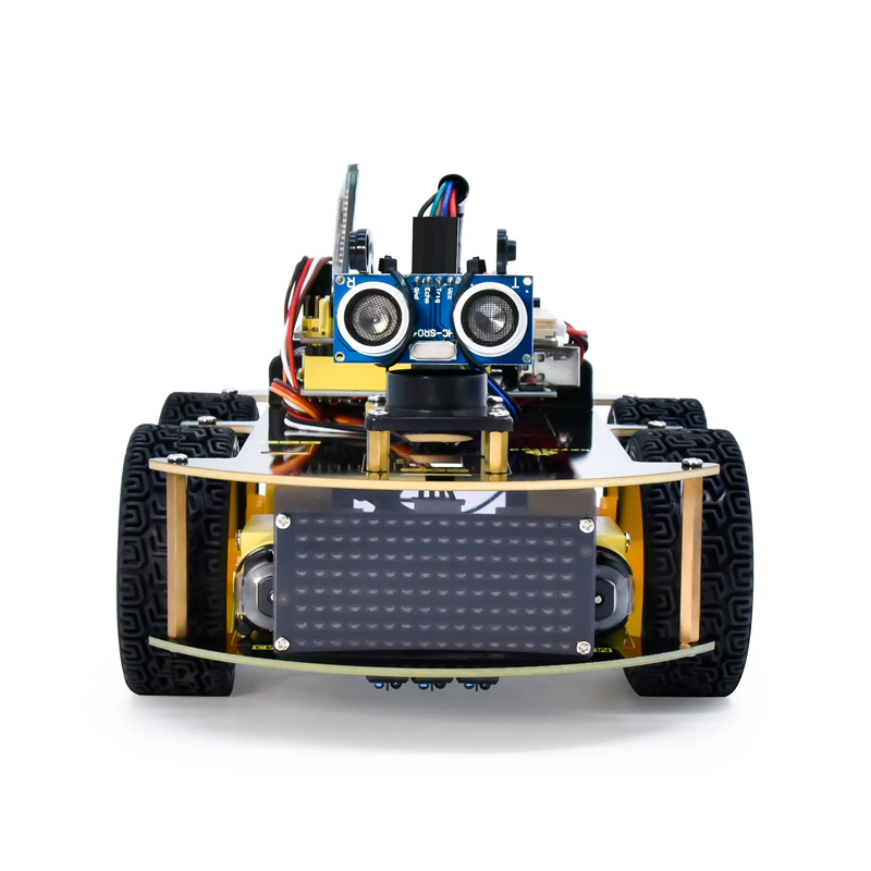 Keyestudio Upgraded 4WD BT Multi-purpose Smart Car V2.0 for Arduino Robot Kit Programming DIY Robot Car-image-2