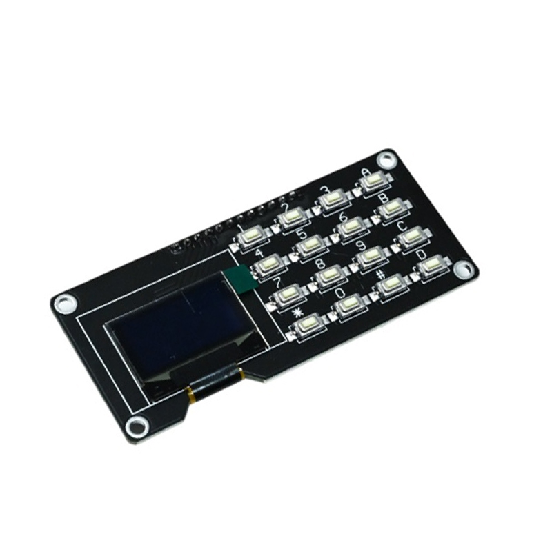 0.96 inch OLED white 1306 display with matrix buttons and 4*4 buttons-picture-21