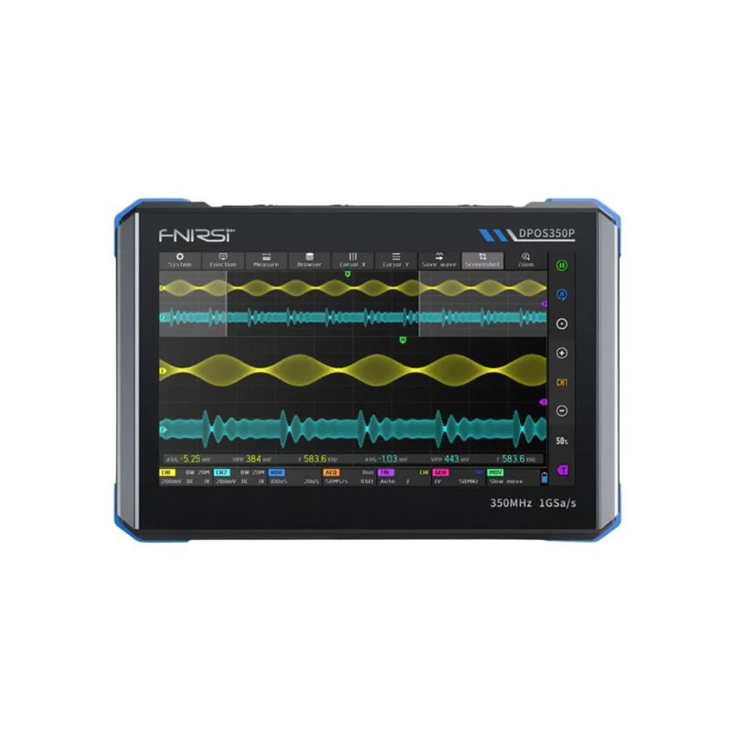 FNIRSI DPOS350P 350MHz 1GSPS 4-in-1 Tablet Oscilloscope High-Performance 1GSPS Sampling Waveform Generator For Comprehensive Signal Analysis-image-33