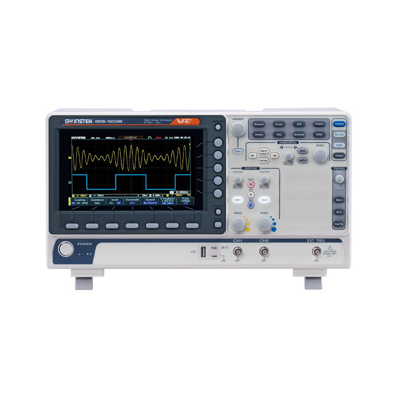 GW INSTEK GDS-1202B 200 Mhz Digital Storage Oscilloscope, 2 Channel-picture-10