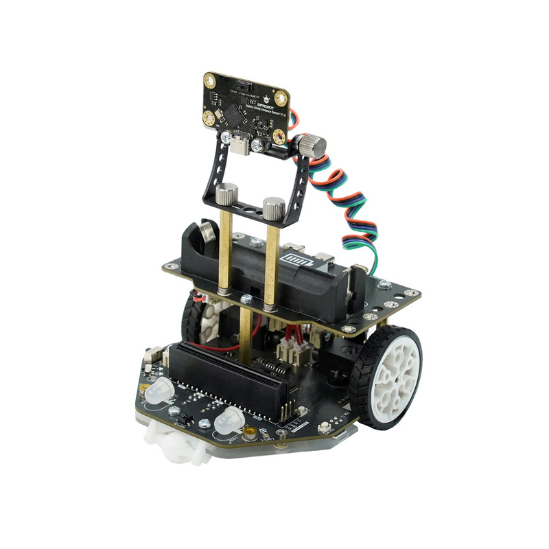 DFRobot Maqueen Plus V3 - STEM Educational Microbit Robot with Matrix Laser Ranging without 18650 Battery-image-16