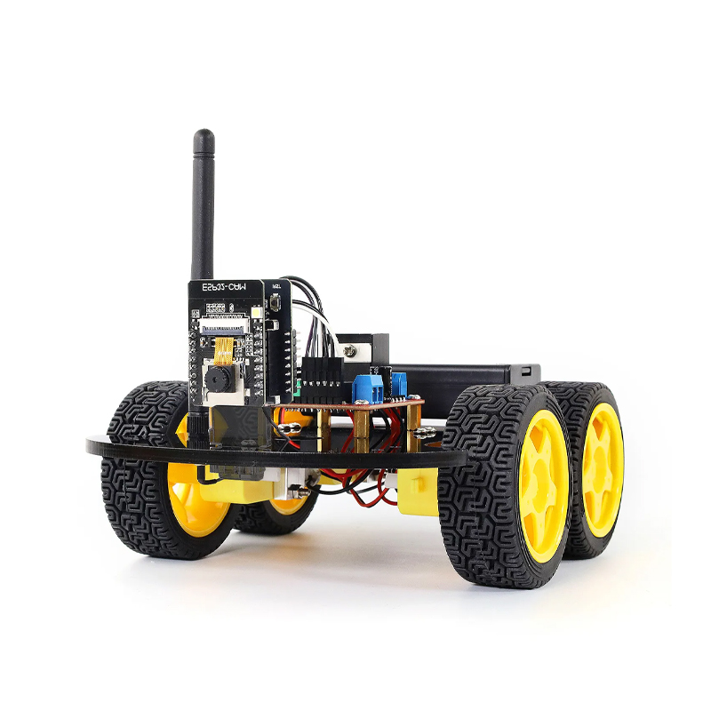 Keyestudio ESP32 Cam 4WD Camera Monitoring Robot Car For Arduino Robotic Educational Car Kit-picture-16
