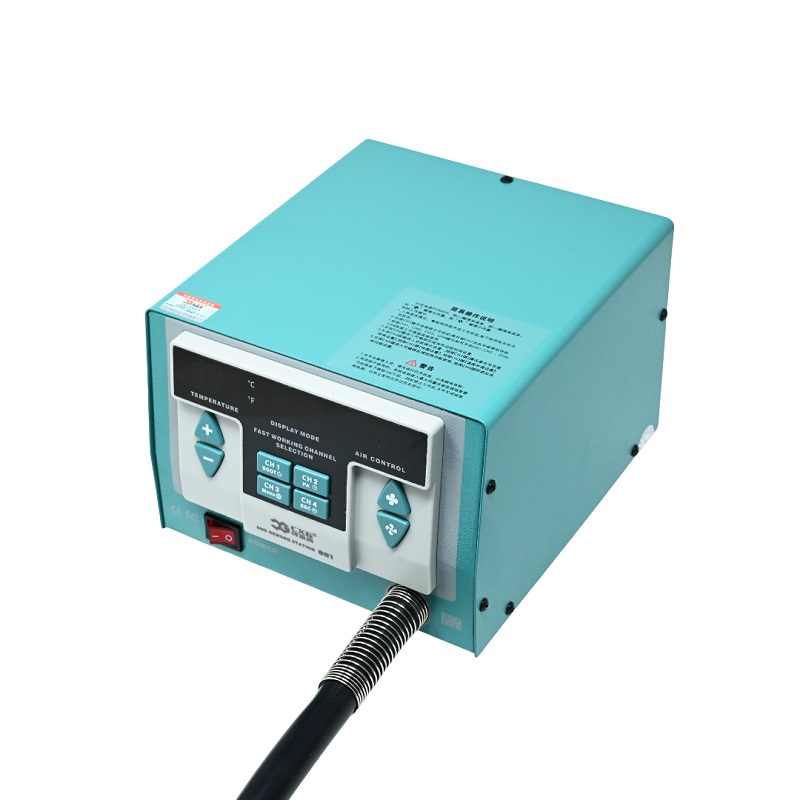 CXG 861 2-in-1 Hot Air Gun Soldering Iron Eddy Current Programming Desoldering Station-image-22