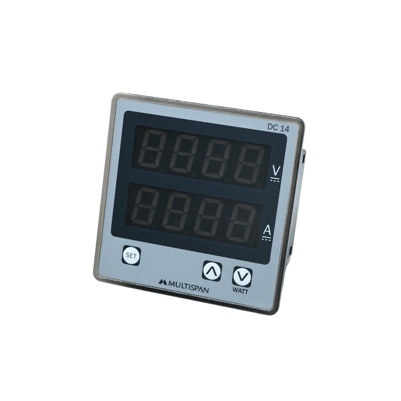 MULTISPAN DC-14-E3-C05 DC Amp + Volt Combined Meter-image-3