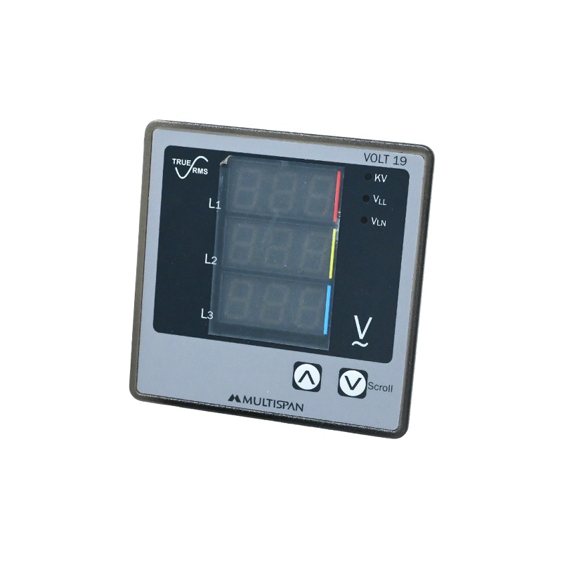 MULTISPAN VOLT-19-E3-N0 Three Phase Volt Meter (Panel Meter)-picture-10