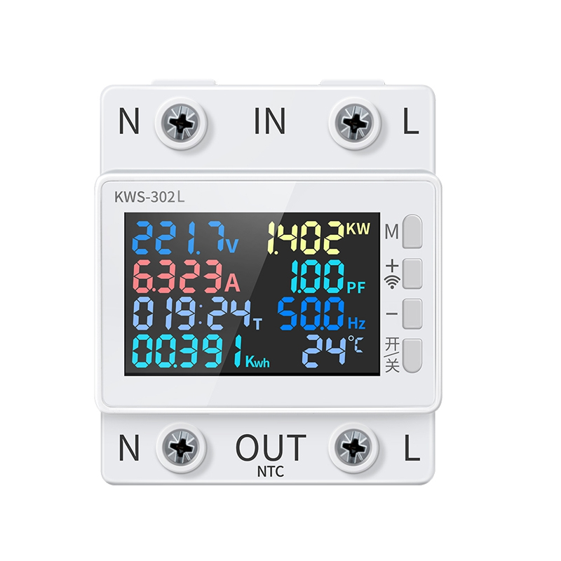 KWS-302L 170-300V 63A AC Digital Display Voltage and Current Meter (no WIFI, no power-off function)-image-28