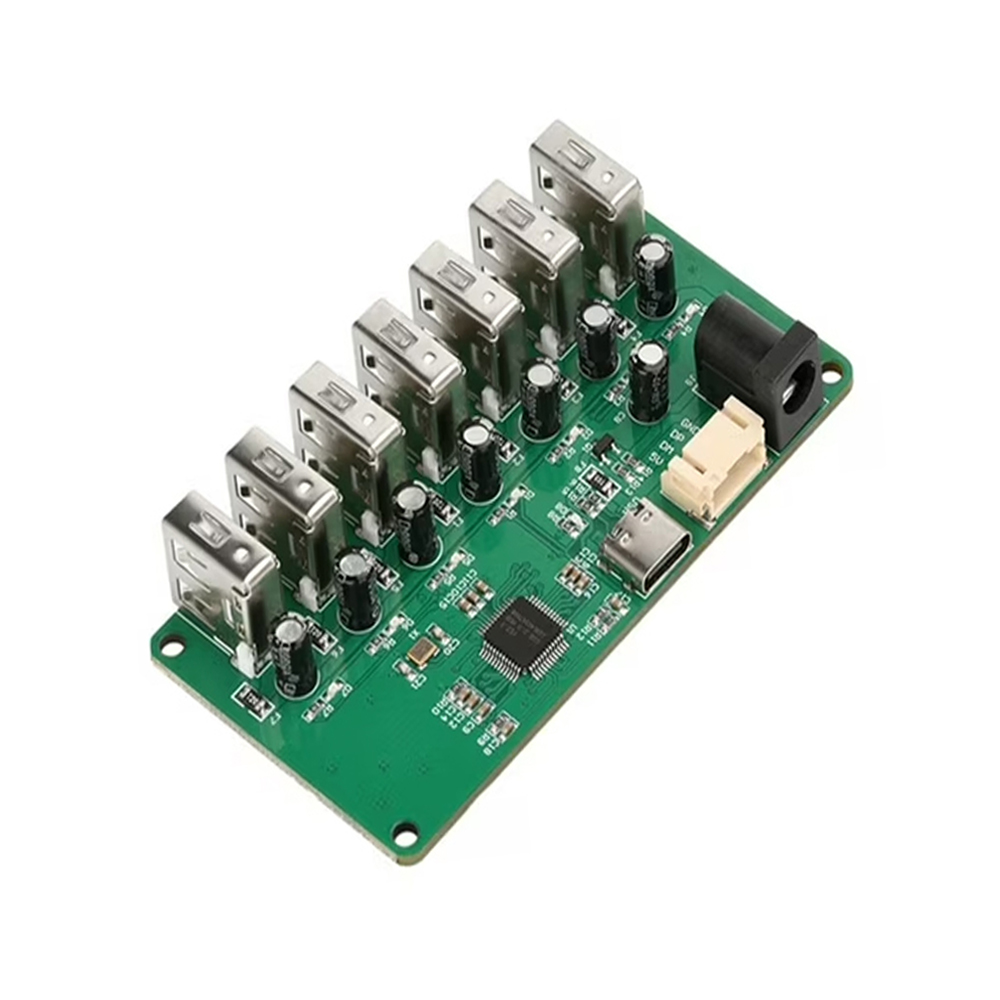 TYPE C DC5V Type-C USB 2.0 HUB Module 1 to 7 Port USB Hub Seven Port Splitter Expansion Module with LED 480Mbps Auto Sleep-picture-10