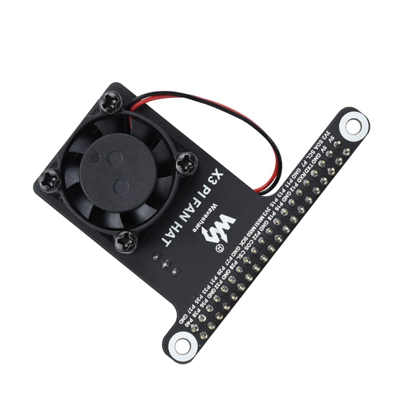Waveshare Cooling Fan Expansion Board For RDK X3 Development Board, With 40PIN GPIO Adapter Header-image-4