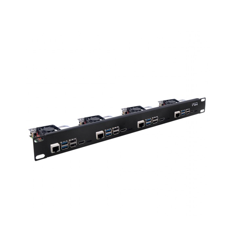 Waveshare 1U Rack Kit for Raspberry Pi 4, 19″ Rackmount, up to 4 Units-picture-20