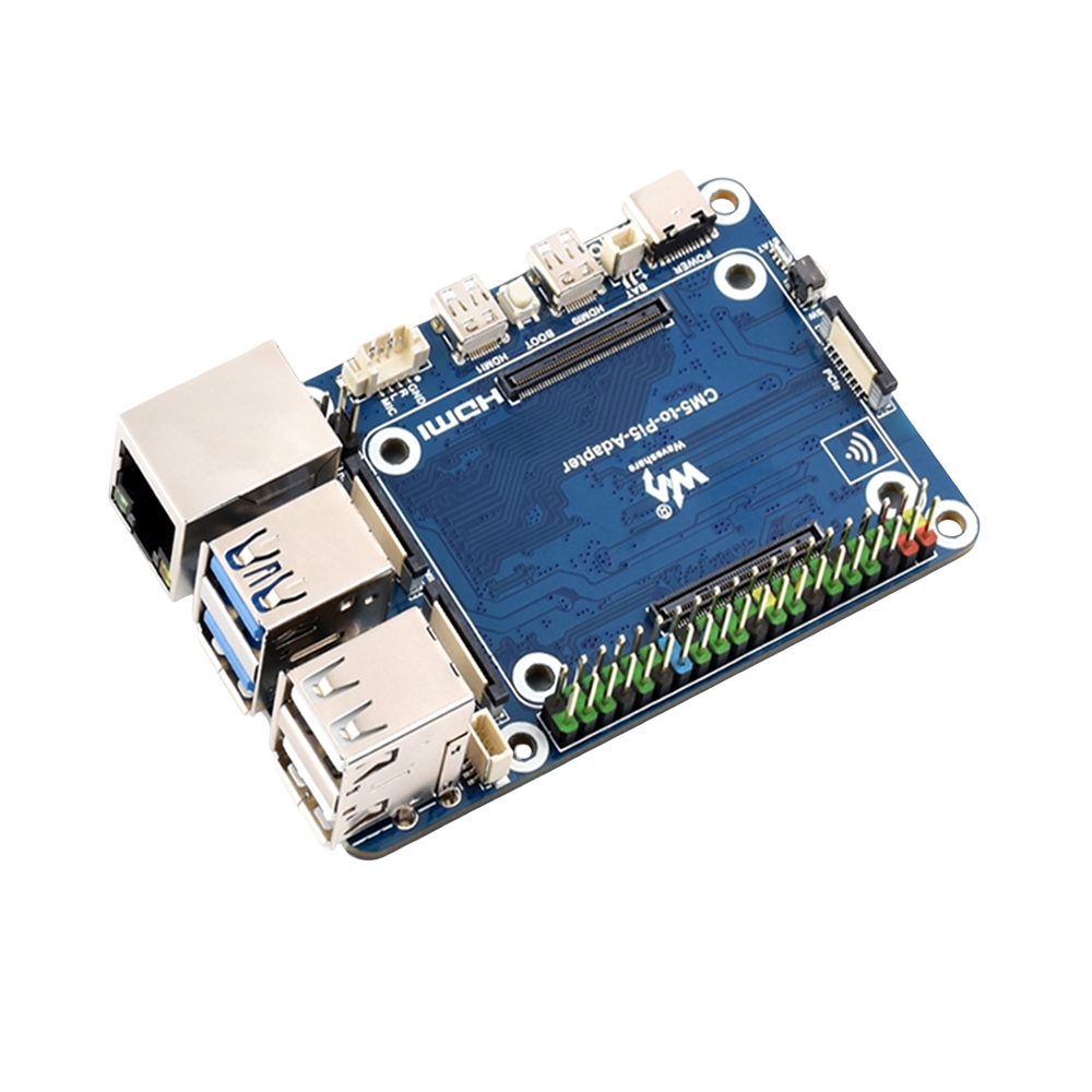 Waveshare CM5 To Pi 5 Adapter Board For Raspberry Pi 5-image-37