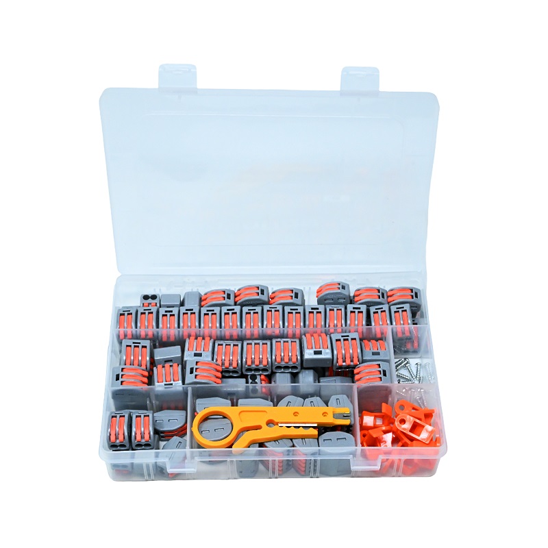 Compact Lever Splicing Connector Kit – 90 Pcs with Mount Base & Screws-picture-21