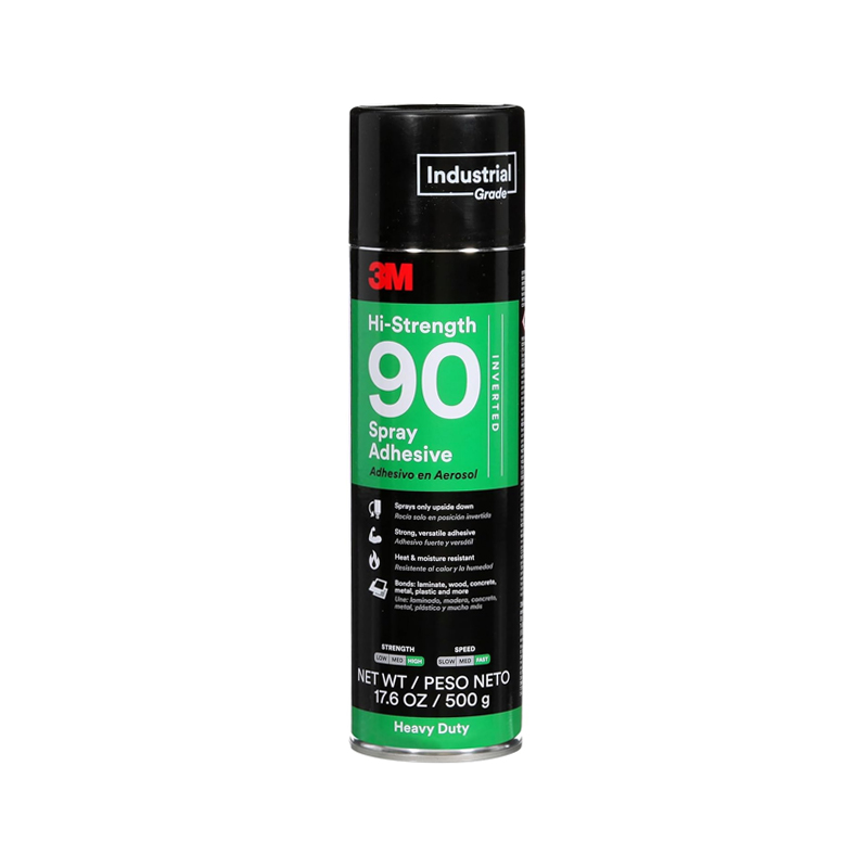 3M Hi-Strength 90 CL Spray Adhesive 17.6oz Net Wt, Inverted Aerosol Can-picture-14