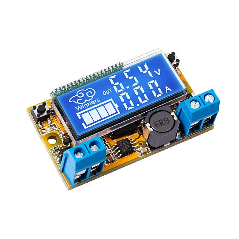 Dual Display 3A DC-DC 5-23V To 0-16.5V Step Down Power Supply Buck Converter Adjustable LCD Step- down Voltage Regulator Without case-picture-28