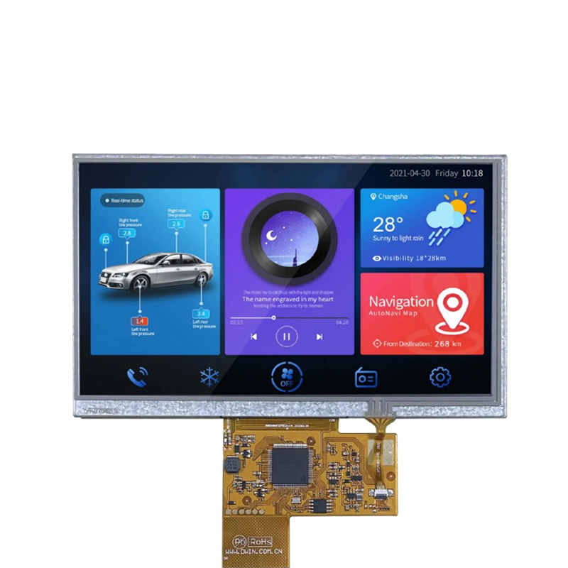 DWIN DMG80480F070_02WTR 7 Inch 800x480 150nit Resistve Touch TN TFT COF LCD Display-image-45