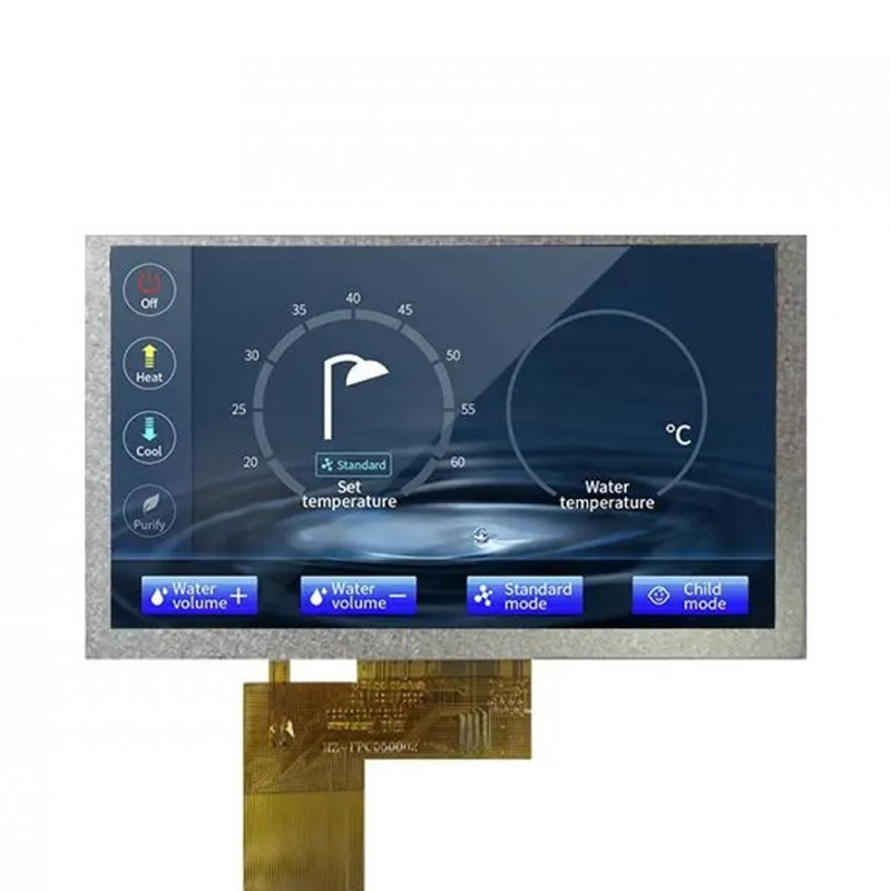 DWIN LI80480C050HA9098-TR 5.0inch 800x480 600nit Resistive Touch IPS TFT High Brightness LCD Display-image-15