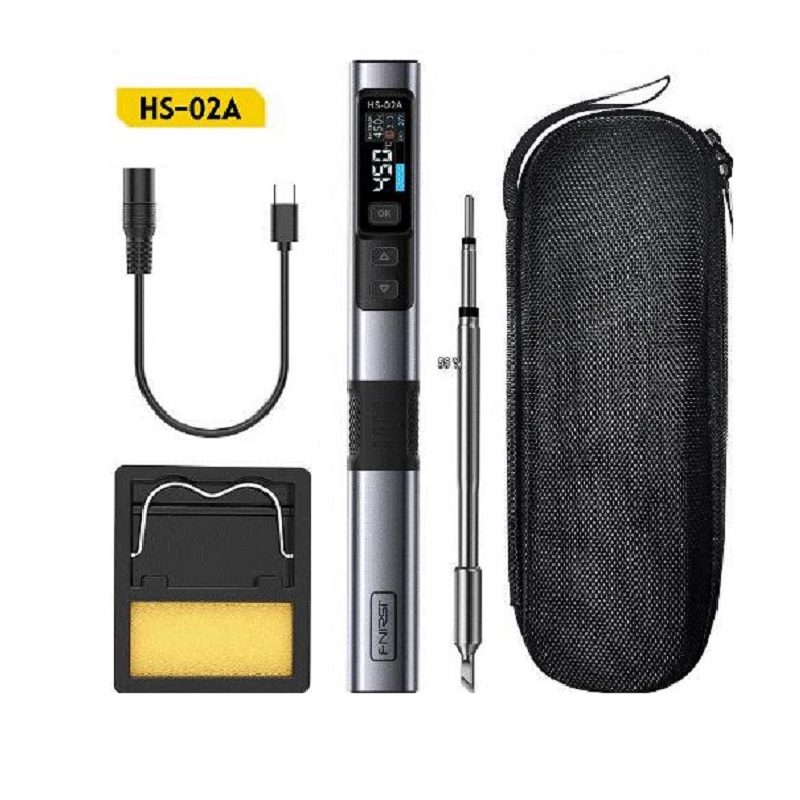 FNIRSI HS-02A 100W Portable Corded Soldering Iron Kit, 3S Fast Heating, 212-842℉, Pre-set 3 Groups Temperature-image-29