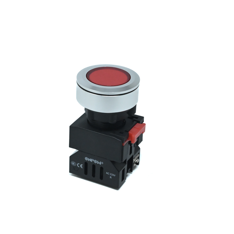 ONPOW-LAS0-K30-D/R/220V/P-30mm AC/DC 220V Red LED Indicator IP65-picture-14