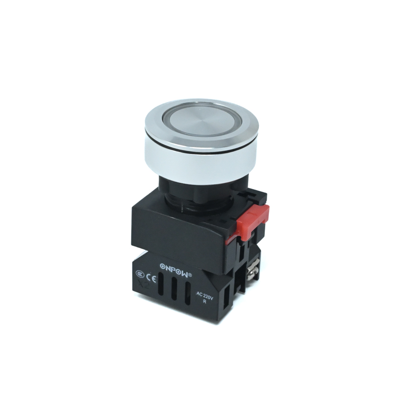 ONPOW-LAS0-K30-EA/R/220V-30mm AC/DC 220V Red Ring LED Indicator IP65-image-28