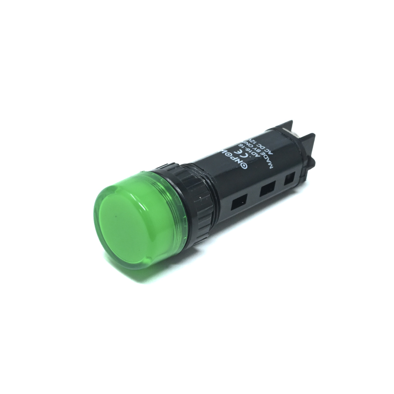 ONPOW-AD16-16C/G/12V(AC/DC)-16mm AC/DC 12V Green LED Pilot Lamp Indicator IP40-picture-40