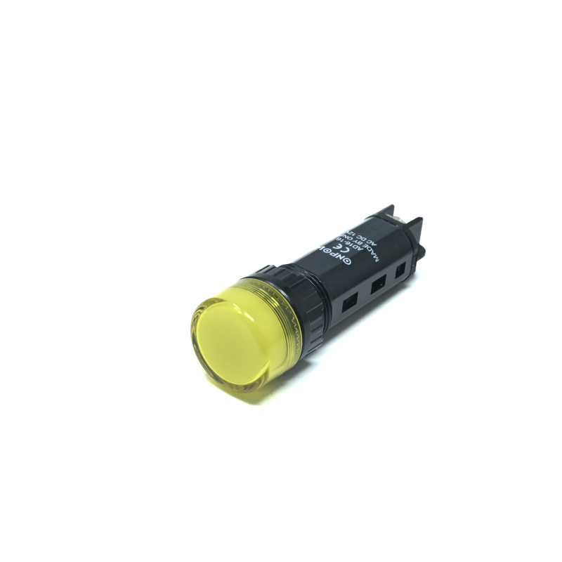 ONPOW-AD16-16C/Y/12V(AC/DC)-16mm AC/DC 12V Yellow LED Pilot Lamp Indicator IP40-picture-40