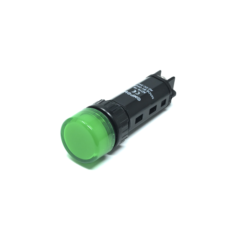 ONPOW-AD16-16C/G/24V(AC/DC)-16mm AC/DC 24V Green LED Pilot Lamp Indicator IP40-picture-35