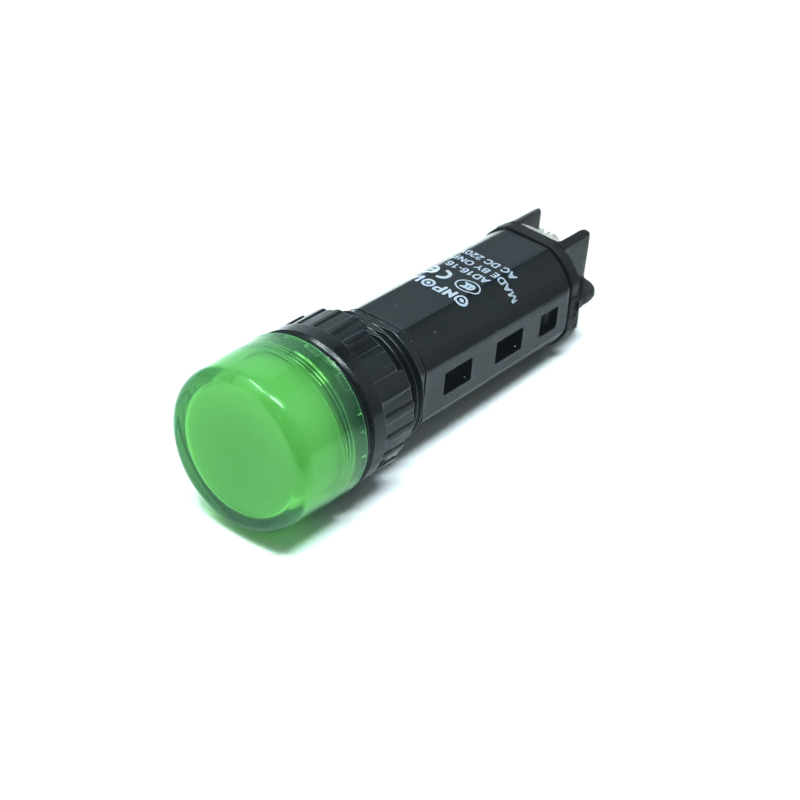 ONPOW-AD16-16C/G/220V(AC/DC)-16mm AC/DC 220V Green LED Pilot Lamp Indicator IP40-picture-36