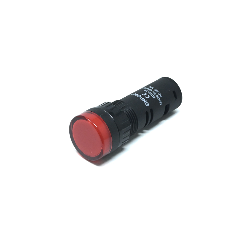 ONPOW-AD16-16E/R/12V(AC/DC)-16mm AC/DC 12V Red LED Pilot Lamp Indicator IP40-picture-36