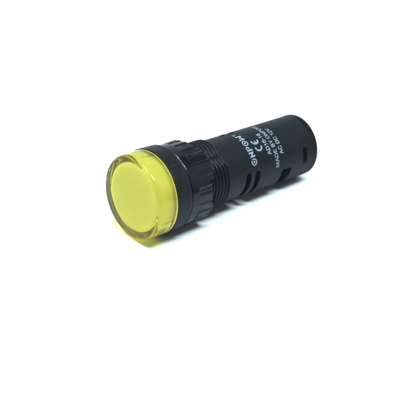 ONPOW-AD16-16E/Y/12V(AC/DC)-16mm AC/DC 12V Yellow LED Pilot Lamp Indicator IP40-picture-37