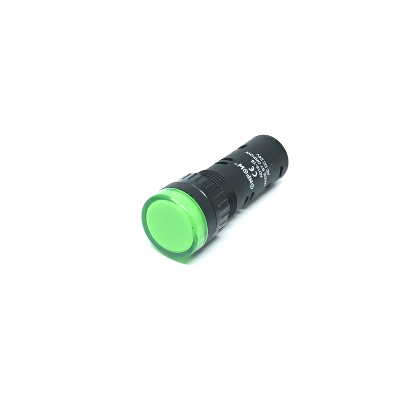ONPOW-AD16-16E/G/24V(AC/DC)-16mm AC/DC 24V Green LED Pilot Lamp Indicator IP40-picture-37