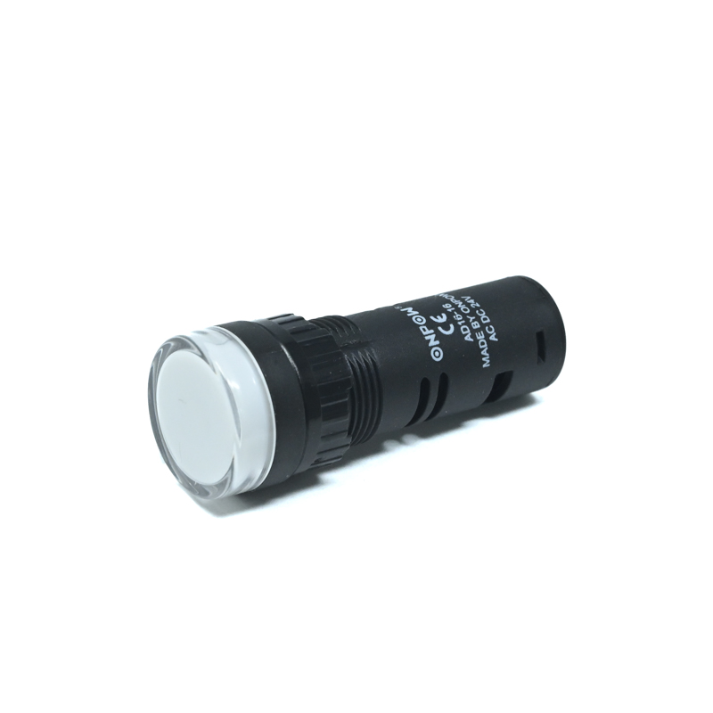 ONPOW-AD16-16E/W/24V(AC/DC)-16mm AC/DC 24V White LED Pilot Lamp Indicator IP40-image-28