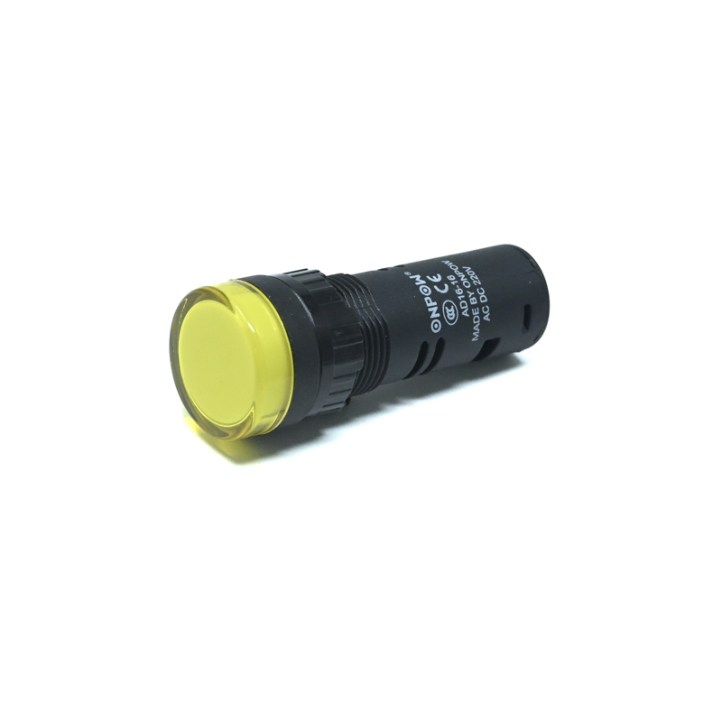 ONPOW-AD16-16E/Y/220V(AC/DC)-16mm AC/DC 220V Yellow LED Pilot Lamp Indicator IP40-picture-36