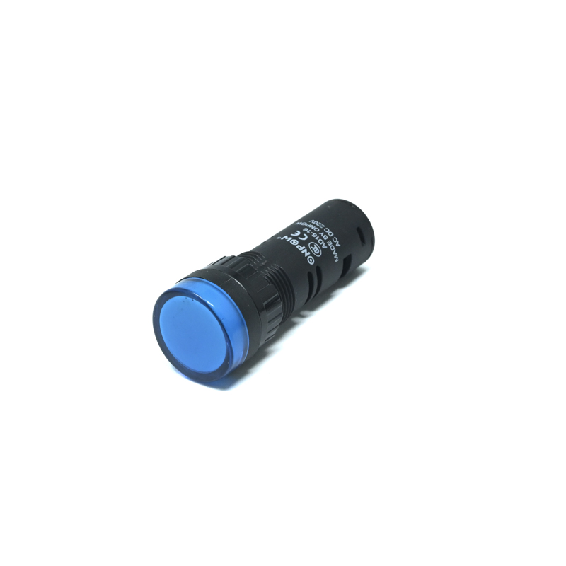 ONPOW-AD16-16E/B/220V(AC/DC)-16mm AC/DC 220V Blue LED Pilot Lamp Indicator IP40-image-31