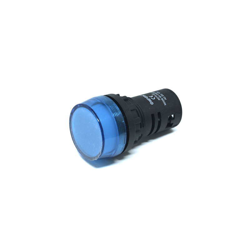 ONPOW-AD16-22BS/B/12V(AC/DC)-22mm AC/DC 12V Blue LED Pilot Lamp Indicator IP40-image-4