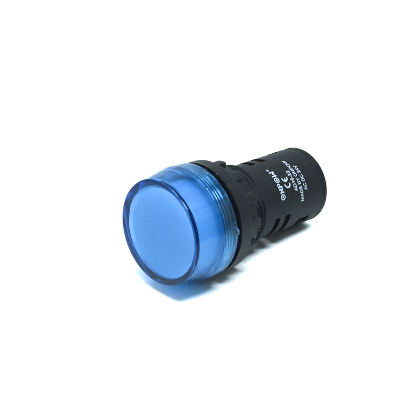 ONPOW-AD16-22BS/B/24V(AC/DC)-22mm AC/DC 24V Blue LED Pilot Lamp Indicator IP40-image-28