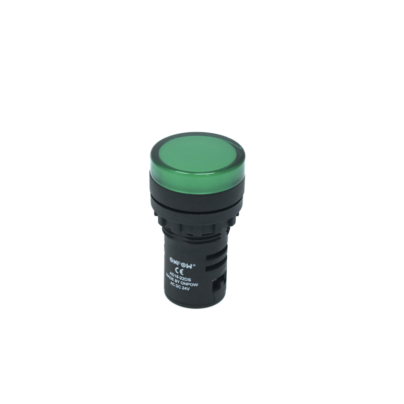 ONPOW-AD16-22DS/G/24V/P(AC/DC)-22mm AC/DC 24V Green LED Pilot Lamp Indicator IP65-image-40