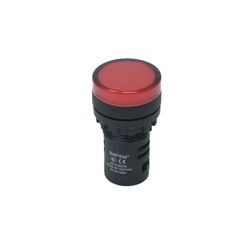 ONPOW-AD16-22DS/R/220V/P(AC/DC)-22mm AC/DC 220V Red LED Pilot Lamp Indicator IP65-image-47