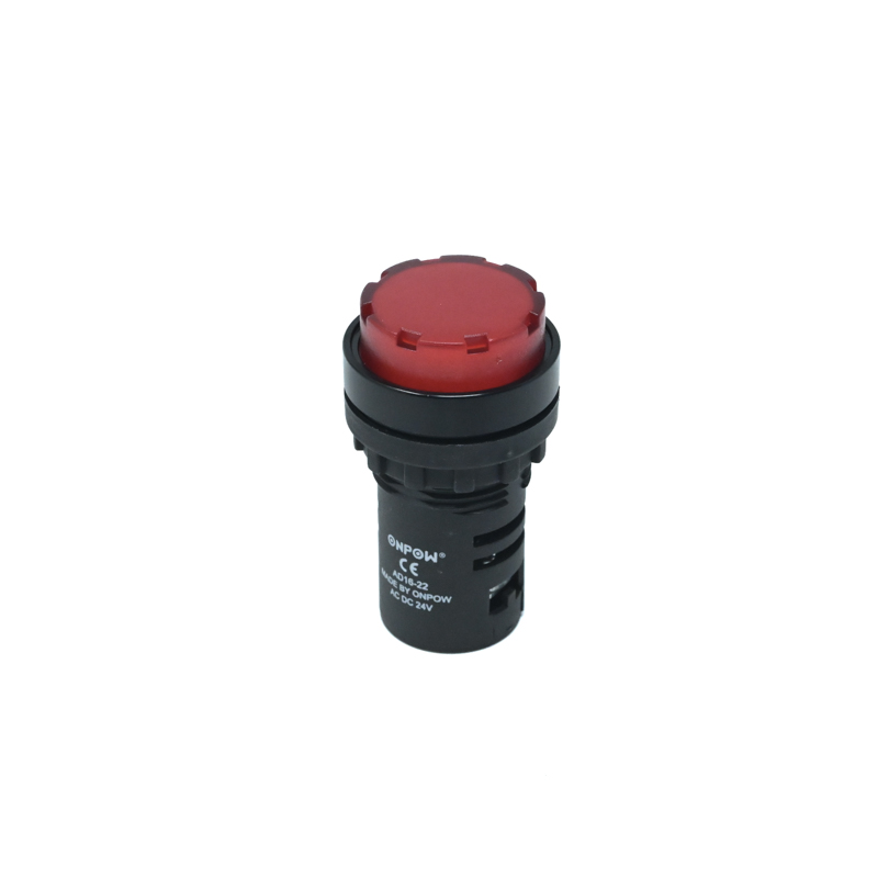 ONPOW-AD16-22ES/R/24V(AC/DC)-22mm AC/DC 24V Red LED Pilot Lamp Indicator IP40-image-38