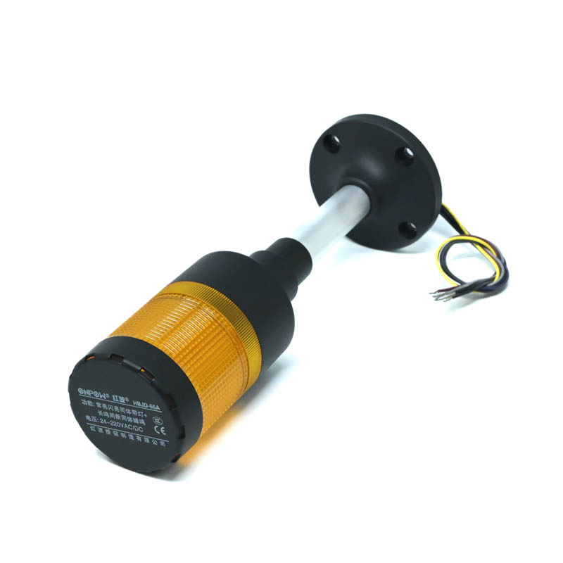 ONPOW-HBJD-55A/DB/1/Y/24V/B-22mm 85db AC/DC 24V~220V Constant Flashing Yellow LED & Buzzer With Base Installation Warning Indicator(1L1C)-image-23