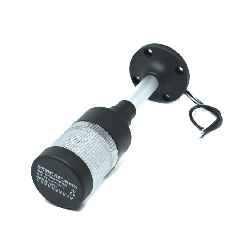 ONPOW-HBJD-55A/D/1/W/24V/B/P-22mm AC/DC 24V~220V Constant Flashing White LED With Base Installation Warning Indicator IP65(1L1C)-picture-34